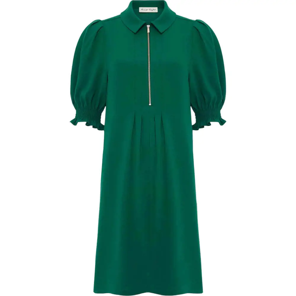 Phase Eight Candice Fit And Flare Zip Swing Dress